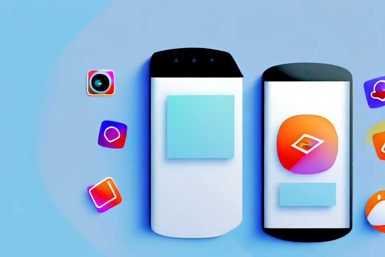 A smartphone displaying an open instagram app