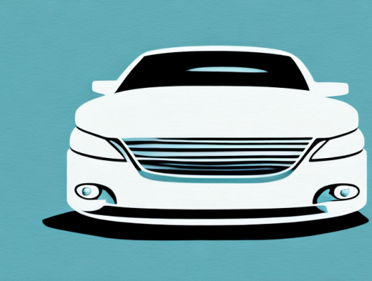 A car with its license plate obscured by a blurred effect or a strategically placed shadow