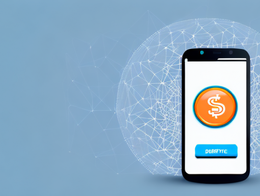 A smartphone showcasing a license plate on its screen