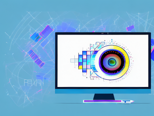 A computer screen displaying an image editing software with a photo being pixelated