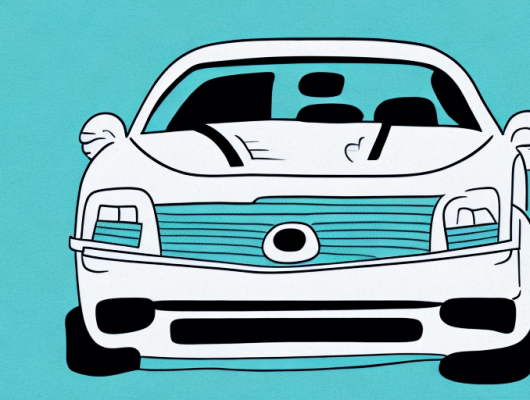 A camera focusing on a car with a blurred license plate