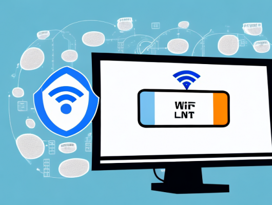 A computer monitor displaying a blank car license plate