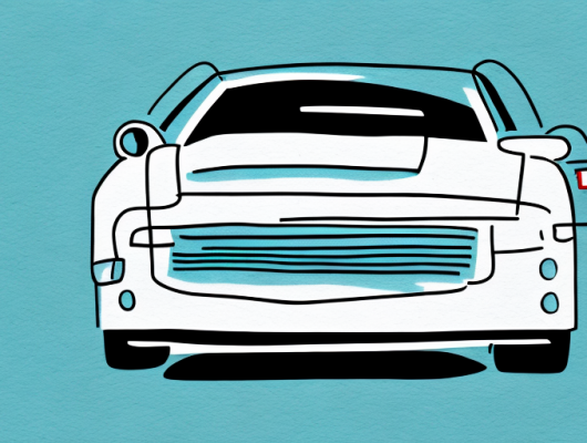 A camera focusing on a car with a blurred out license plate