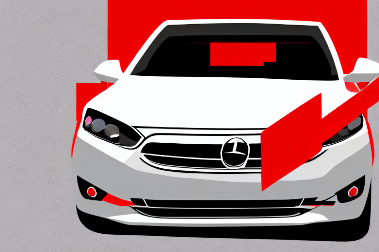 An unregistered car with a big red "x" mark over it