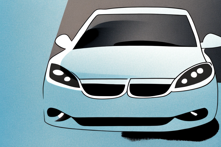 A car with a sign indicating it's deregistered