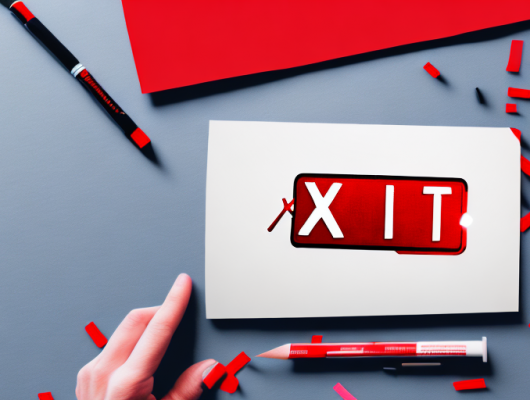 A license plate being crossed out with a large