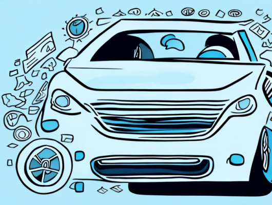 A car with a "sold" sign on it