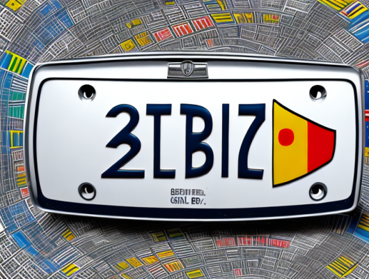 A german car license plate with the initials "bd"