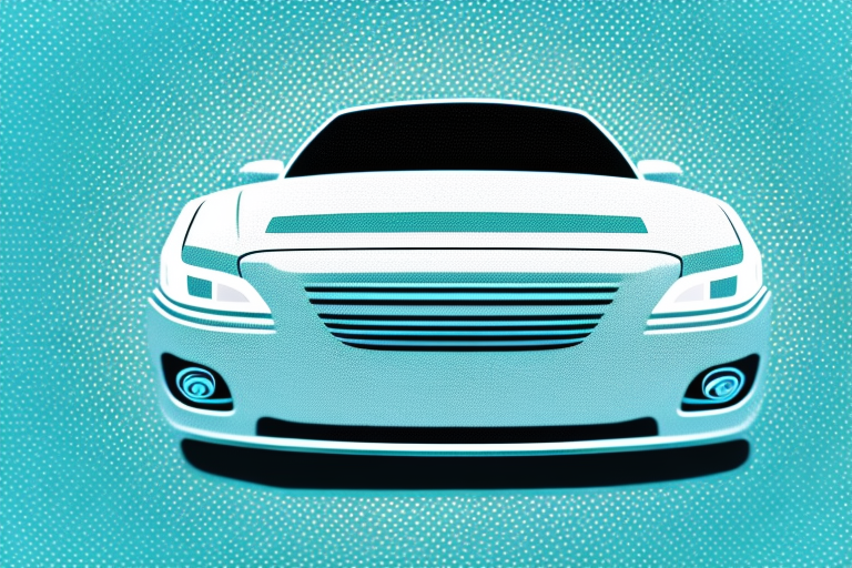 A car with its license plate blurred out