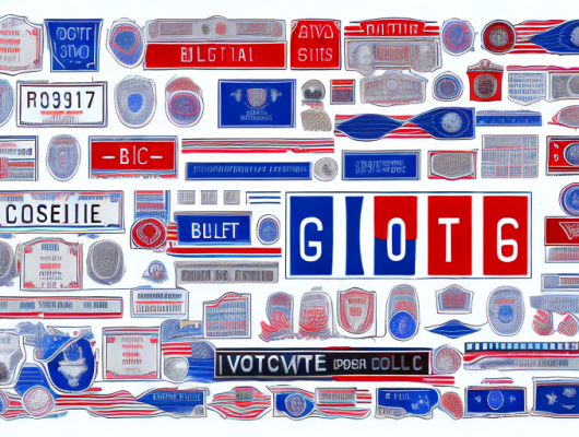 Various symbolic objects associated with politics