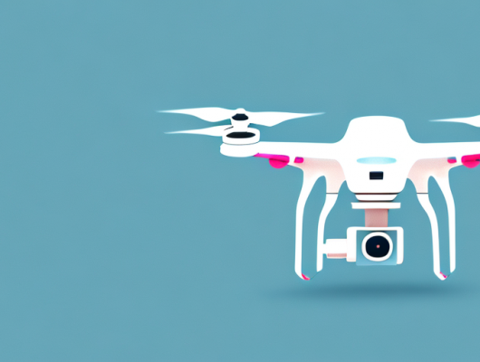 A drone with a unique identification mark