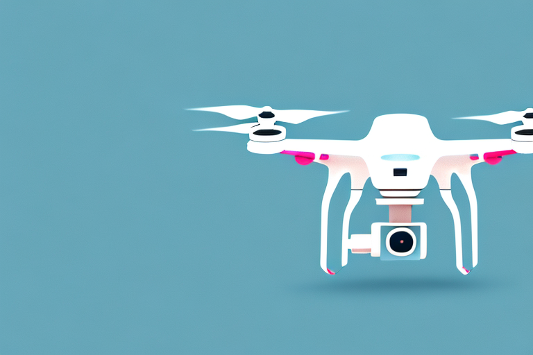 A drone with a unique identification mark