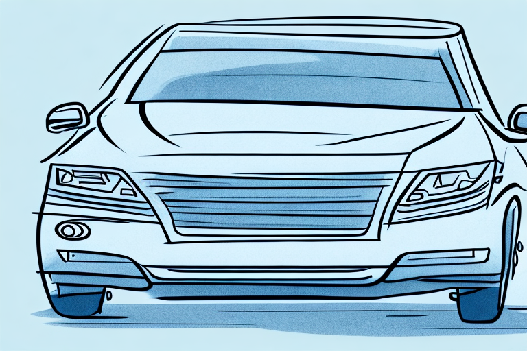 A car parked outside a government building