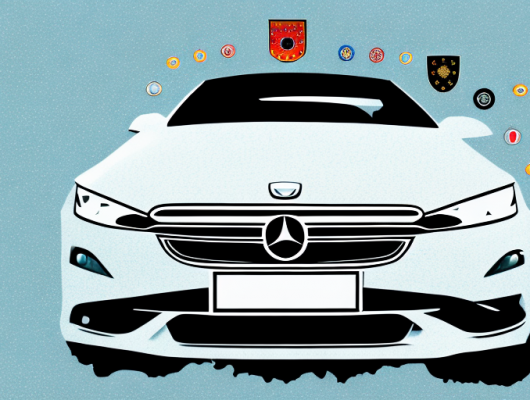 A car with registration plates