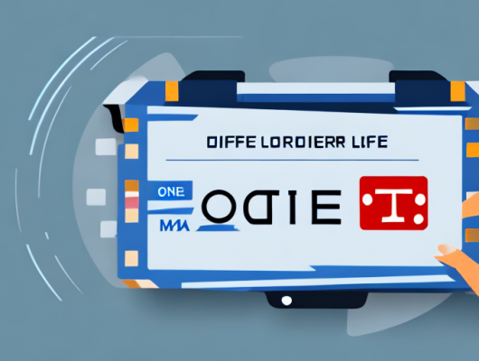 A computer mouse clicking on a car license plate