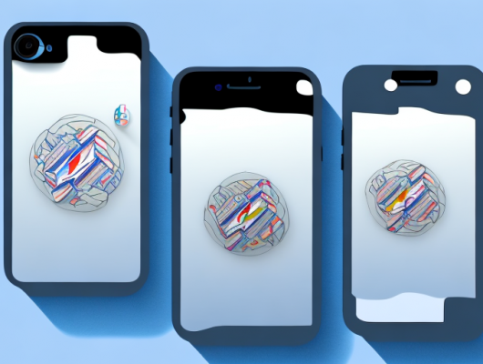 An iphone displaying an image