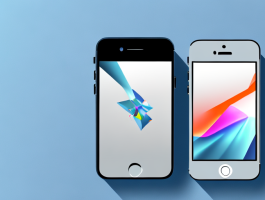 An iphone displaying a picture