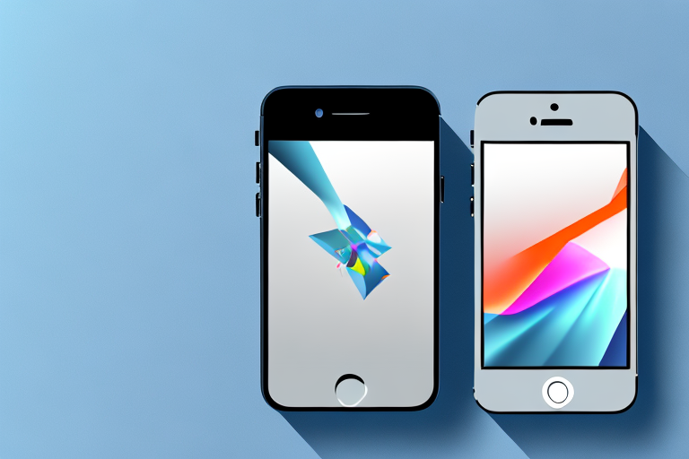 An iphone displaying a picture