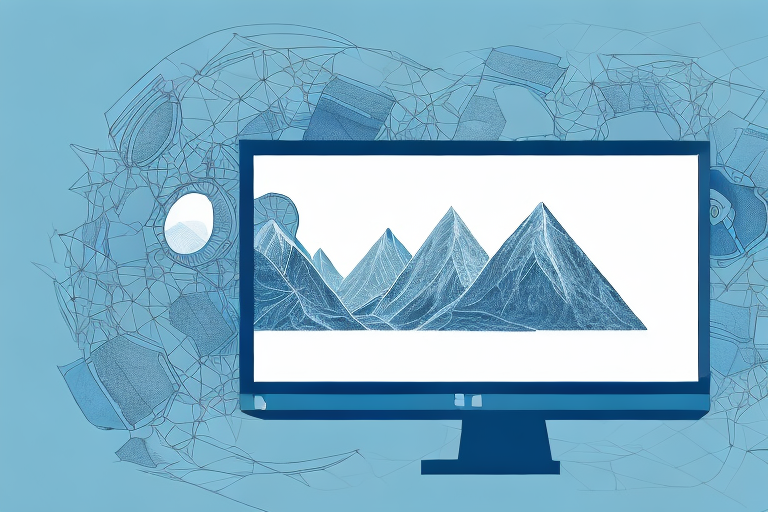 A computer screen with an open photo editing software