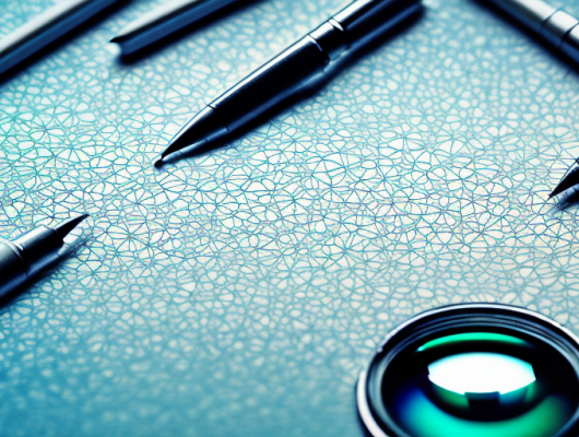 A blurry photograph transitioning into a clear