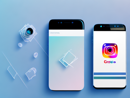 A smartphone displaying an instagram photo