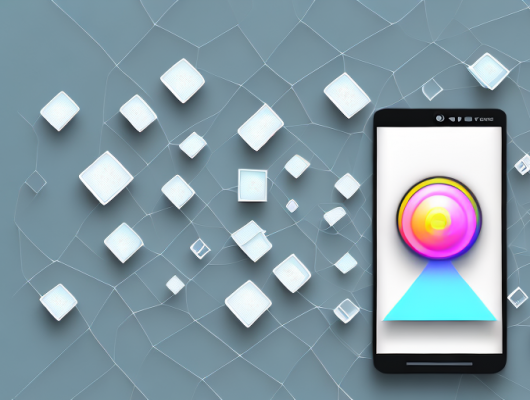 An android device with various editing tools like brightness