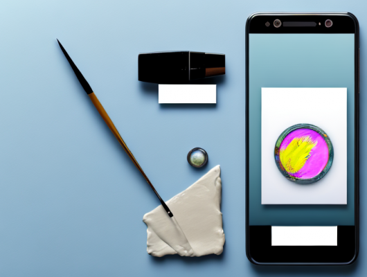 A smartphone displaying an app interface