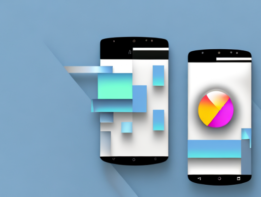 An android smartphone displaying an open photo editing app