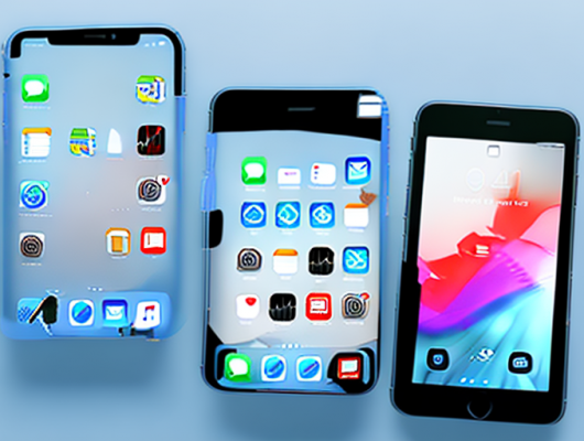 An iphone and an ipad displaying different applications