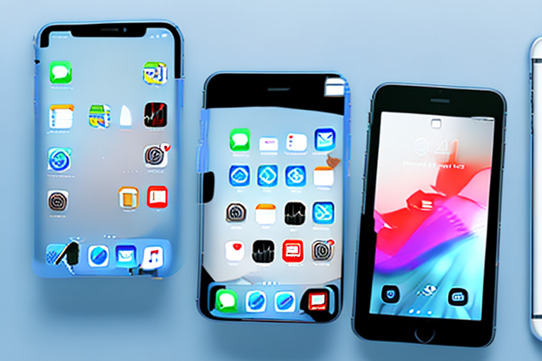 An iphone and an ipad displaying different applications