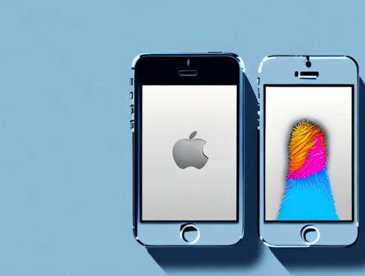 An iphone displaying a photo on its screen