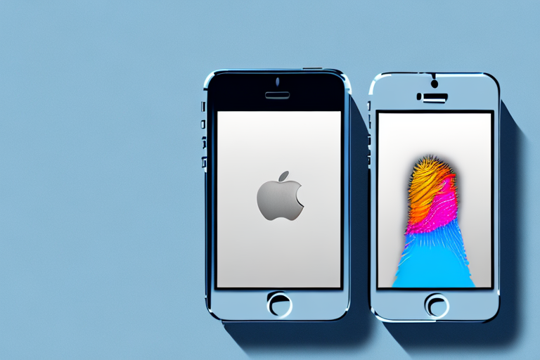 An iphone displaying a photo on its screen