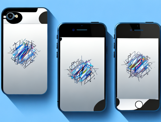 An iphone displaying a photo