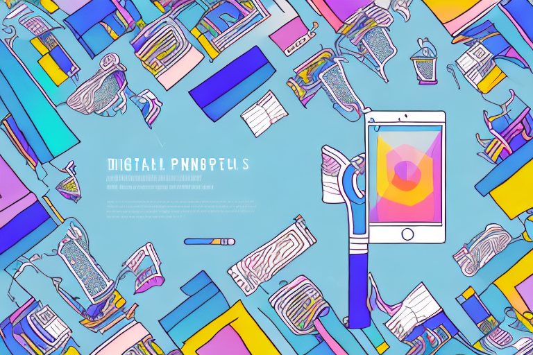 A digital platform filled with various colorful photographs