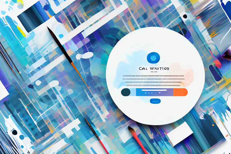 A digital canvas with various graphic design tools like paintbrushes