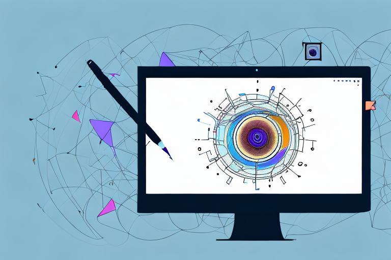 A computer screen displaying an image editing program with various tools