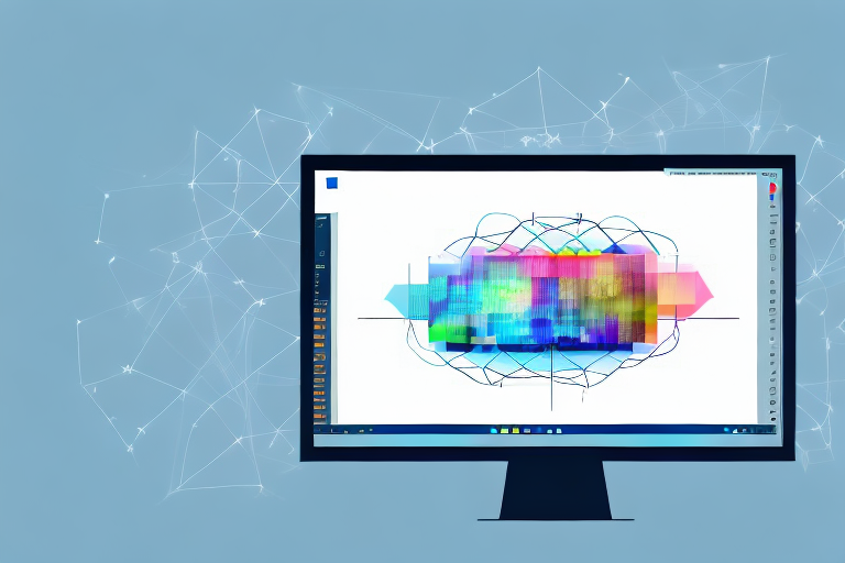 A computer screen displaying an image editing software with various tools highlighted