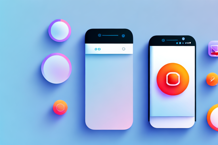 A smartphone displaying the instagram interface with various stylized story highlights icons