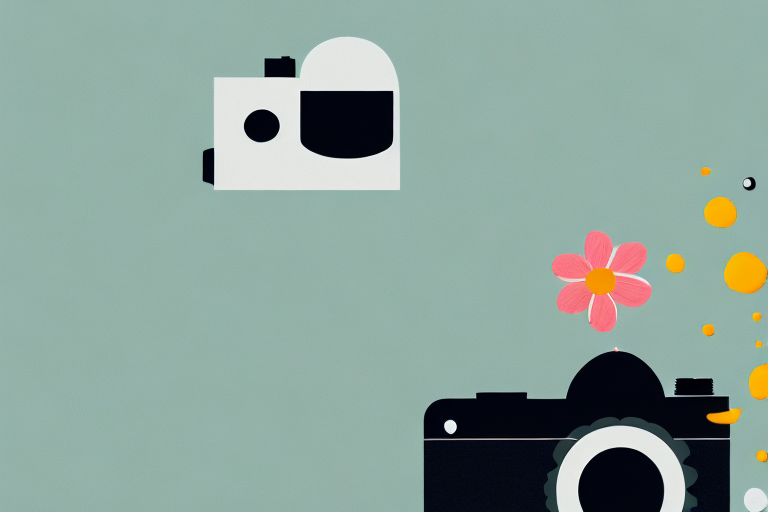 A focused object in the foreground