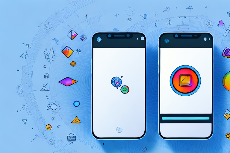 A smartphone displaying an open instagram post