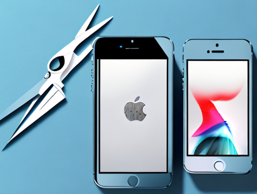 An iphone displaying a photo