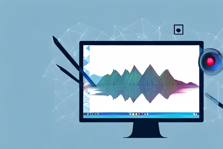 A computer screen displaying an image editing software with various tools like crop