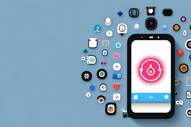 A smartphone displaying the instagram app interface