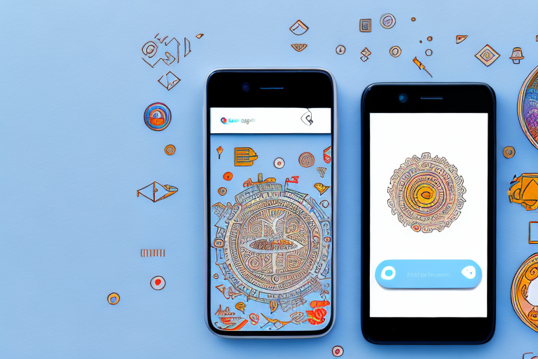 A smartphone displaying the instagram app interface