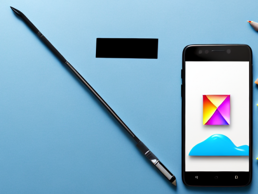 A smartphone screen displaying a photo editing app with various tools