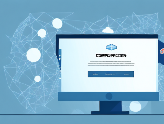 A computer screen displaying a complex image