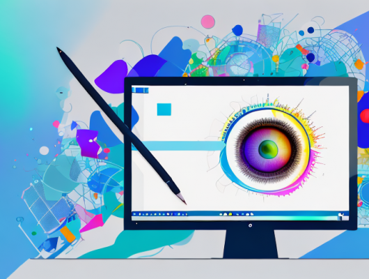 A computer screen displaying an image editing software