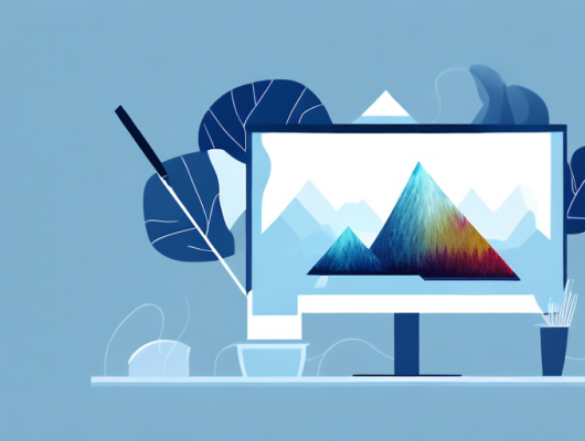 A computer screen displaying an image editing software