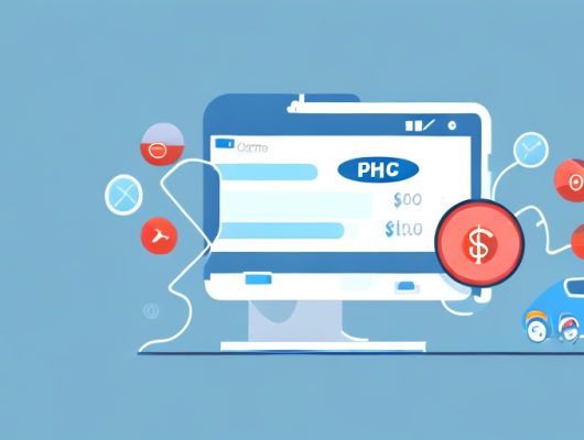 A computer with a car on the screen