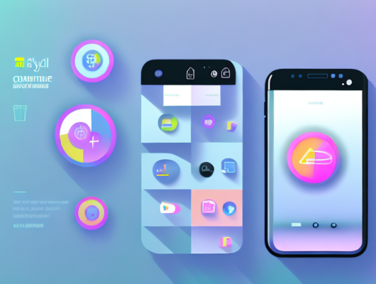 A smartphone displaying an app interface with various blur and pixelation tools